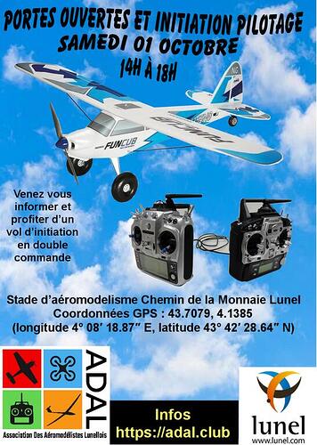 initiation pilotage avec radio 011